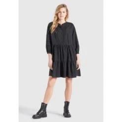 Khujo Blusenkleid »khujo Kleid CREPES«, Im Boho-Look Mit Lochstickerei -Khujo Store eb065f9ee85f03763617ba09afc229a6