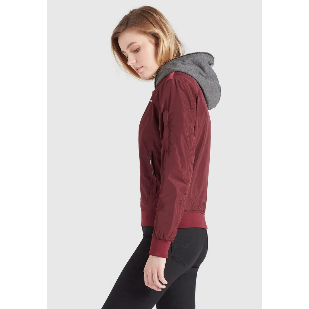 Khujo Bomberjacke »khujo Jacke LARIFA«, (1 St.), Mit Kapuze, Mit Herausnehmbarem Kapuzeneinsatz Aus Sweat 2 Khujo Bomberjacke »khujo Jacke LARIFA«, (1 St.), Mit Kapuze, Mit Herausnehmbarem Kapuzeneinsatz Aus Sweat – Bild 2